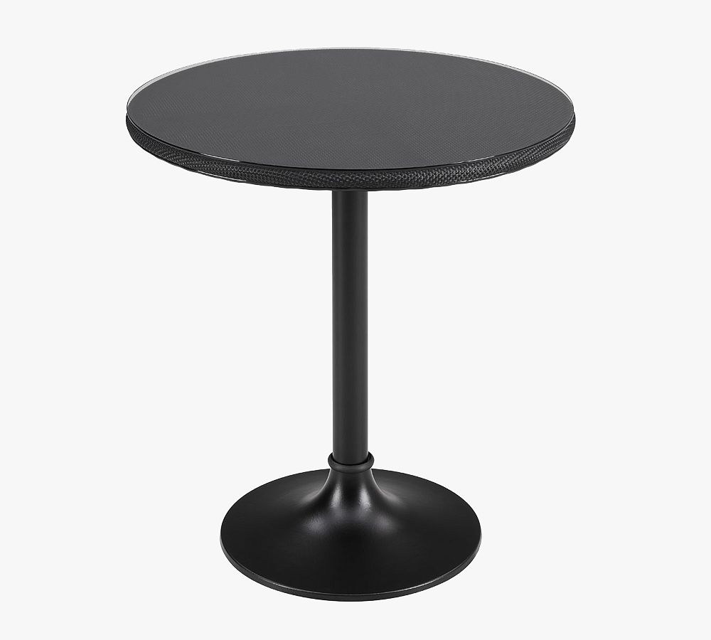 Celano Round Glass Top Pedestal Bistro Table