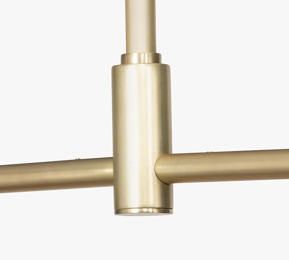 Holt Leather 2Light Pendant Pottery Barn