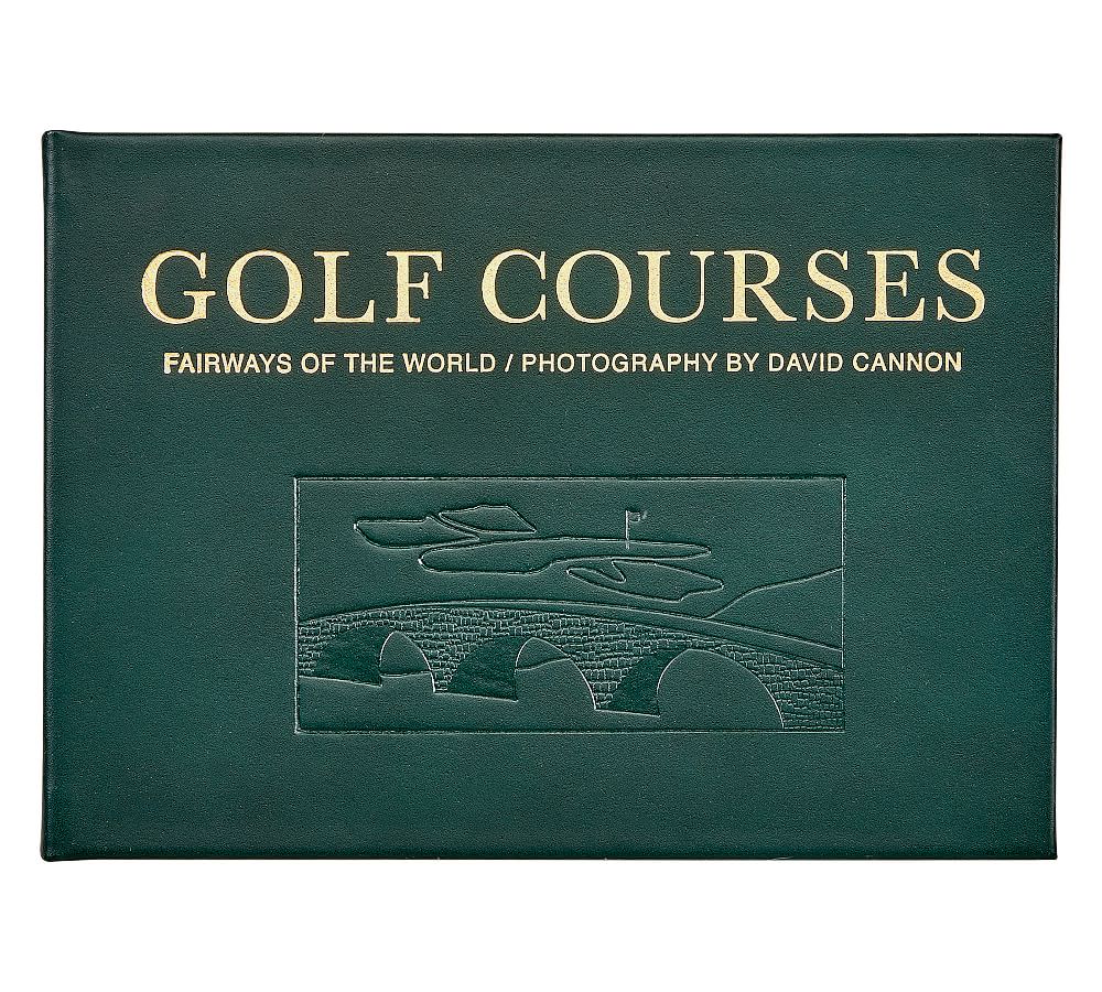 Golf Courses Leather-Bound Book