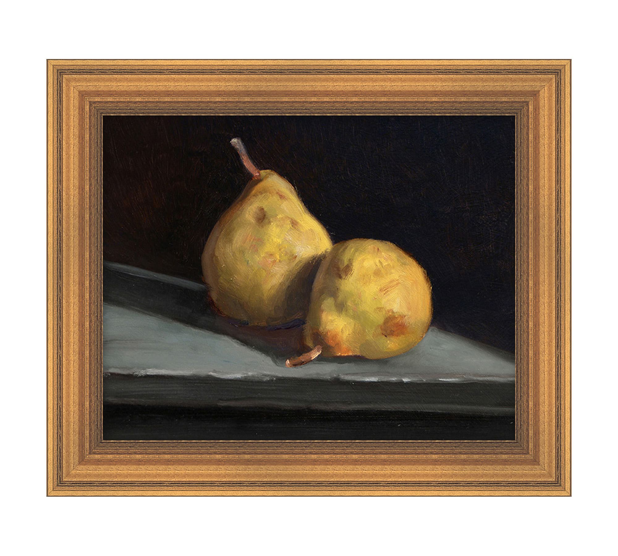 Pears Still Life Framed Canvas