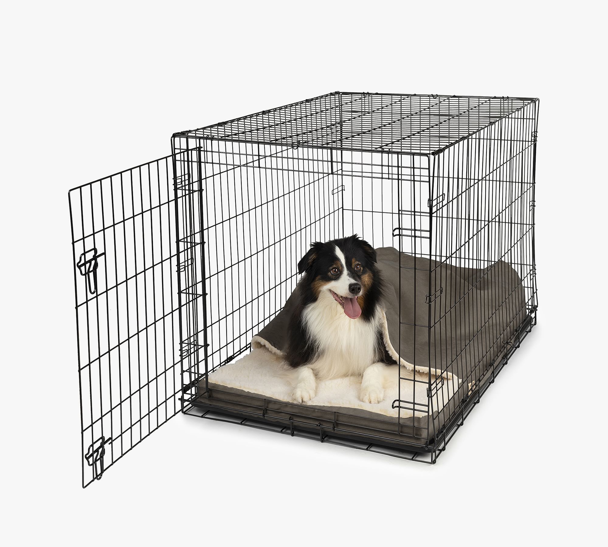 Luxury Microsuede Washable Pet Crate Bed