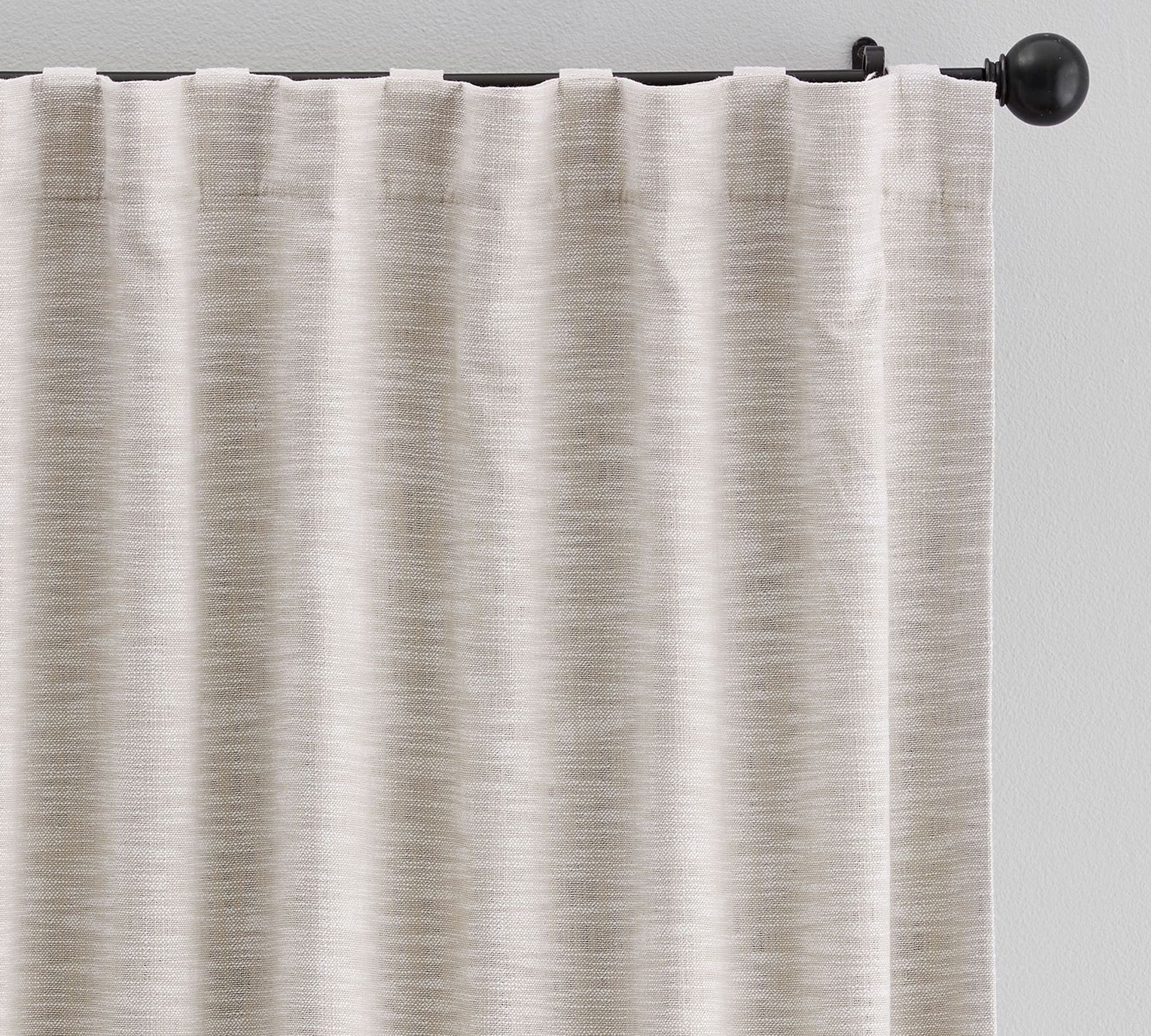 Open Box: Seaton Textured Cotton Blackout Curtain