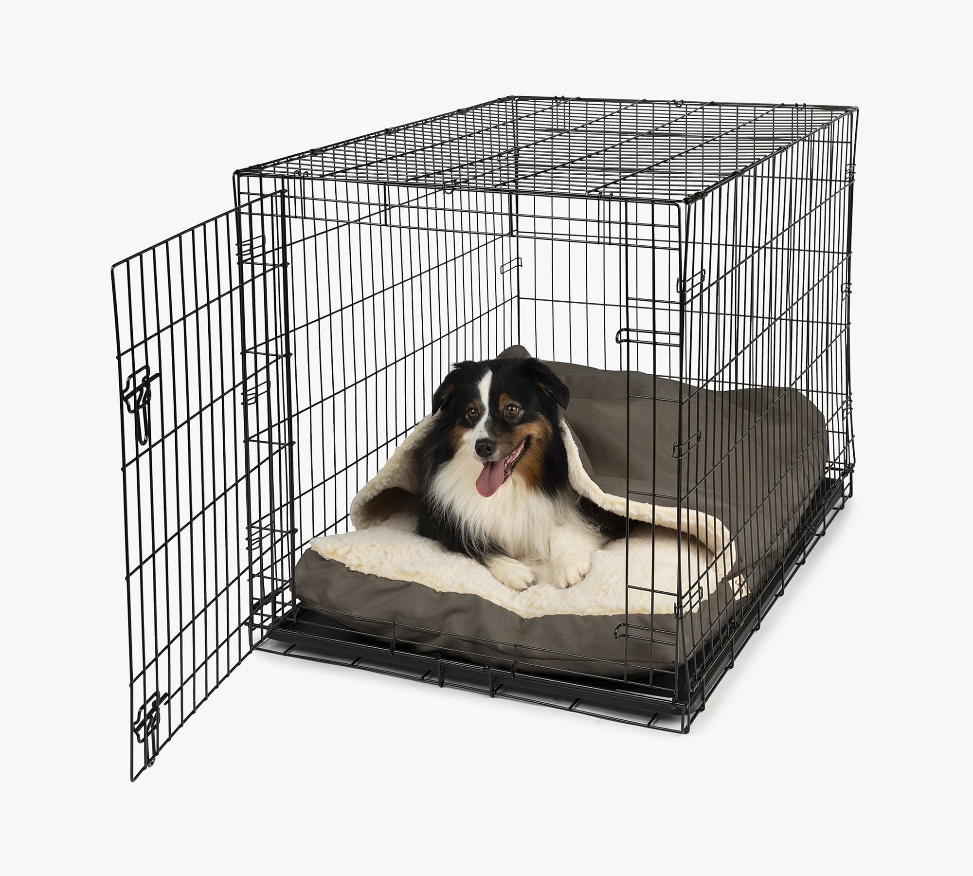 Luxury Microsuede Pet Crate Bed