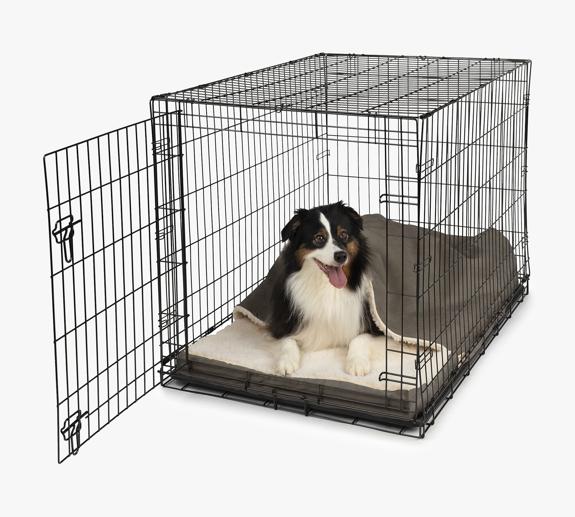 Luxury Microsuede Washable Pet Crate Bed