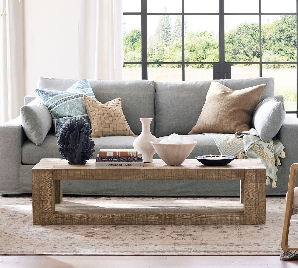 Palisades Rectangular Reclaimed Wood Coffee Table (26&quot;)