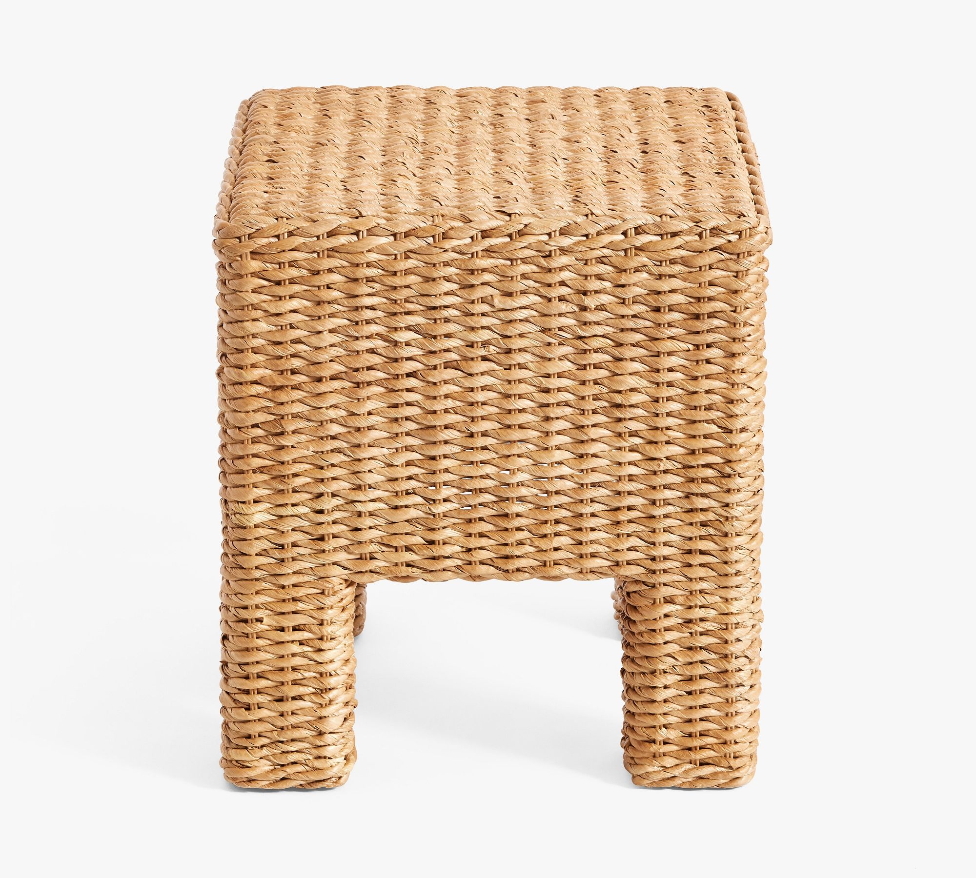 Cardiff Square Woven Side Table (18")
