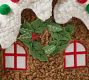 Decorated Gingerbread House Shaped Pillow