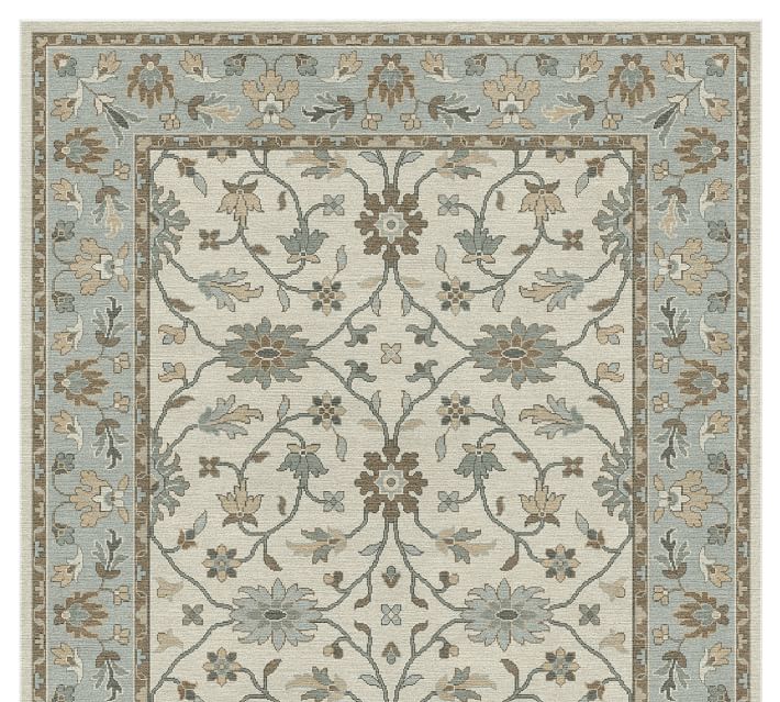 Malika PersianStyle HandTufted Wool Rug Pottery Barn