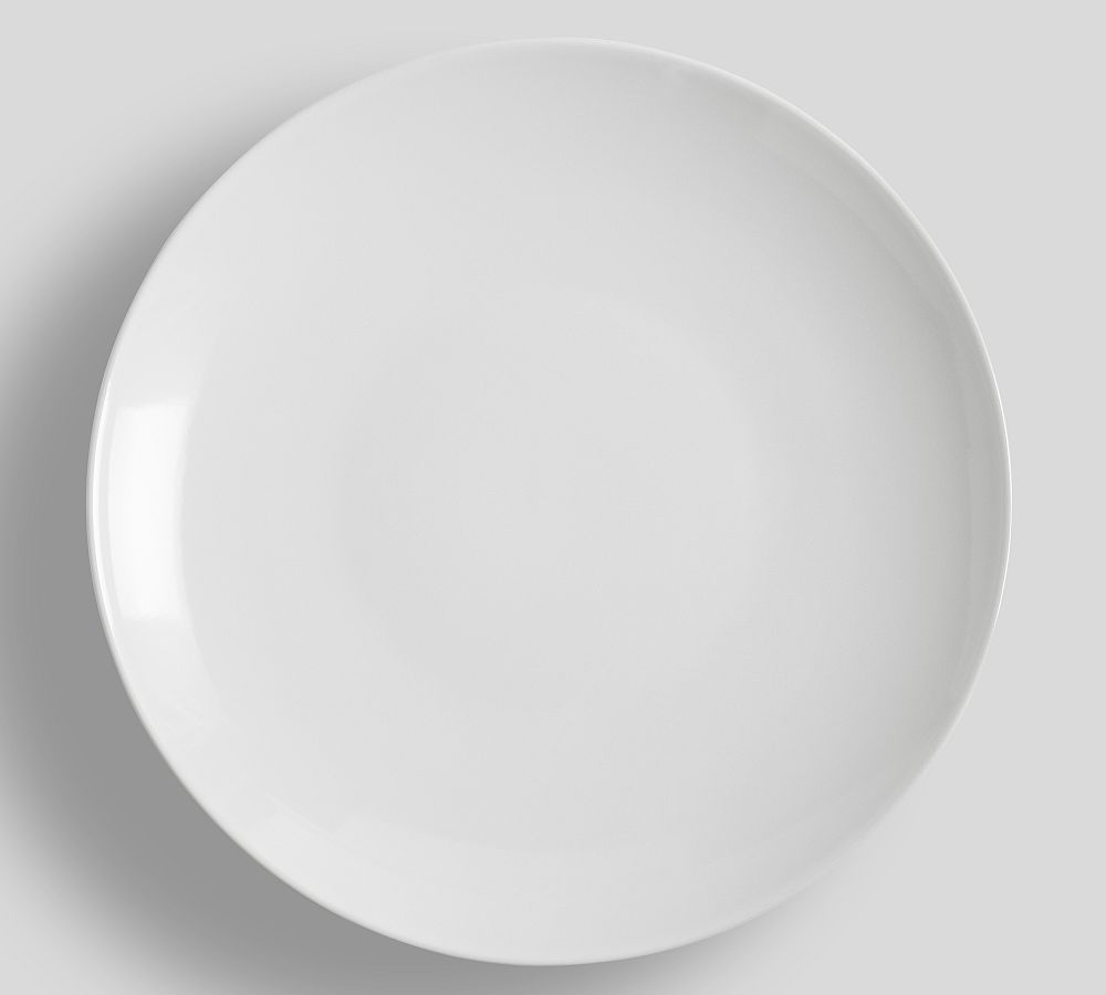 Mason Stoneware Dinner Plates Glossy White (Set of 4)