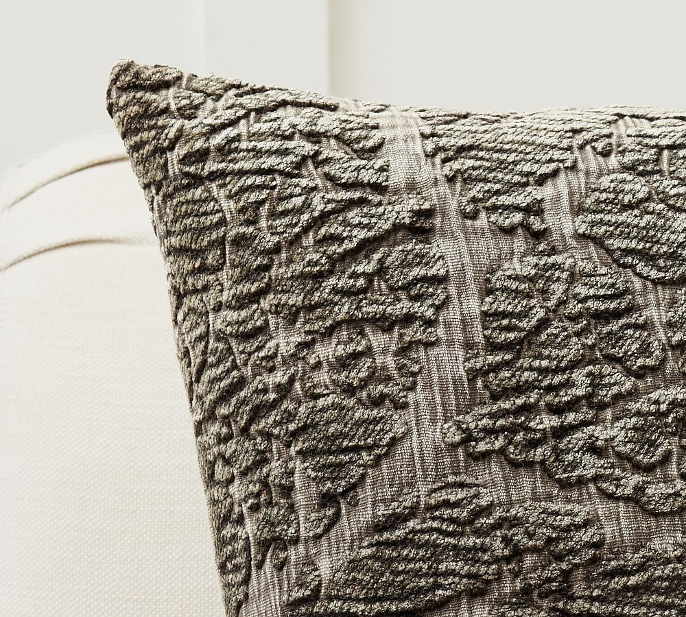 Isabella Chenille Jacquard Pillow Cover Pottery Barn