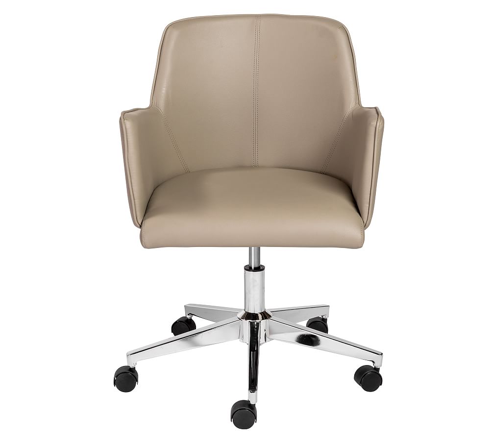 Leo Faux Leather Swivel Desk Chair