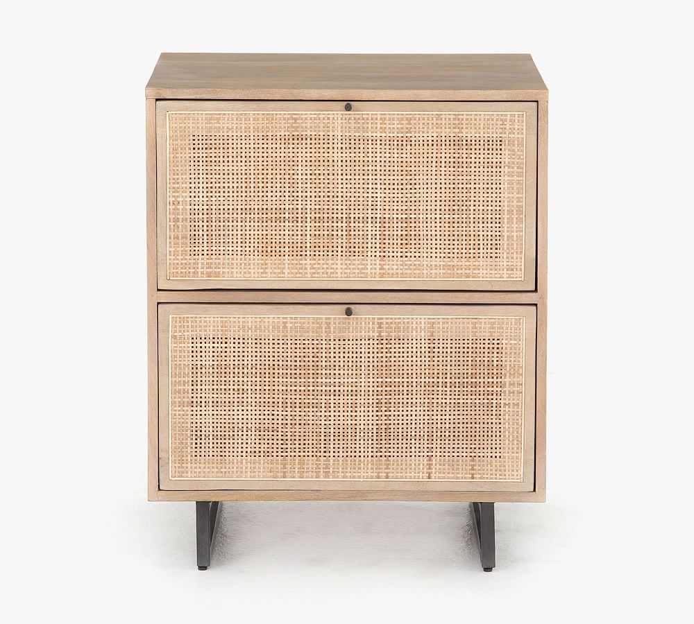 Dolores Cane 2-Drawer File Cabinet