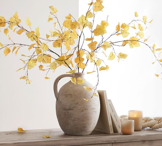 Faux Autumn Aspen Tree Branch Faux Plants Pottery Barn