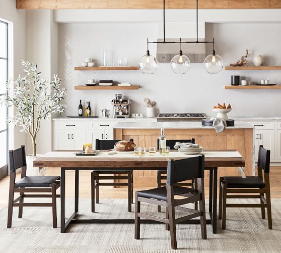 Malcolm Extending Dining Table Pottery Barn