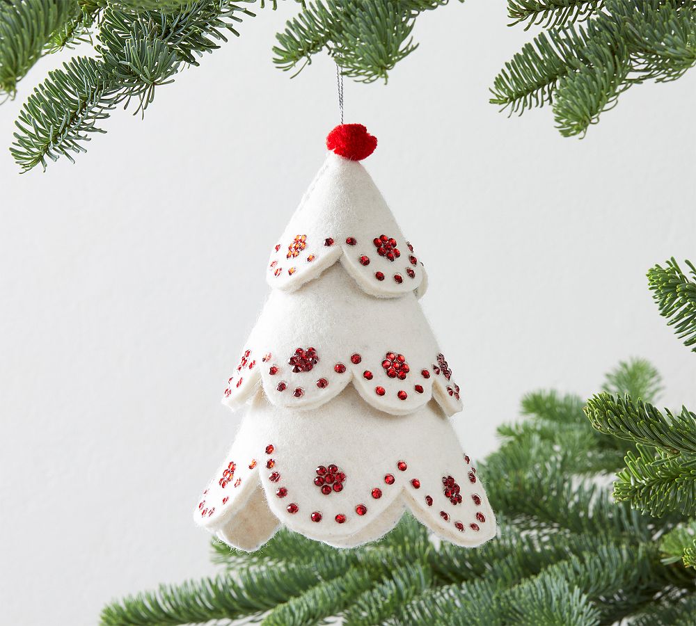 Handcrafted Felt Christmas Tree Ornament