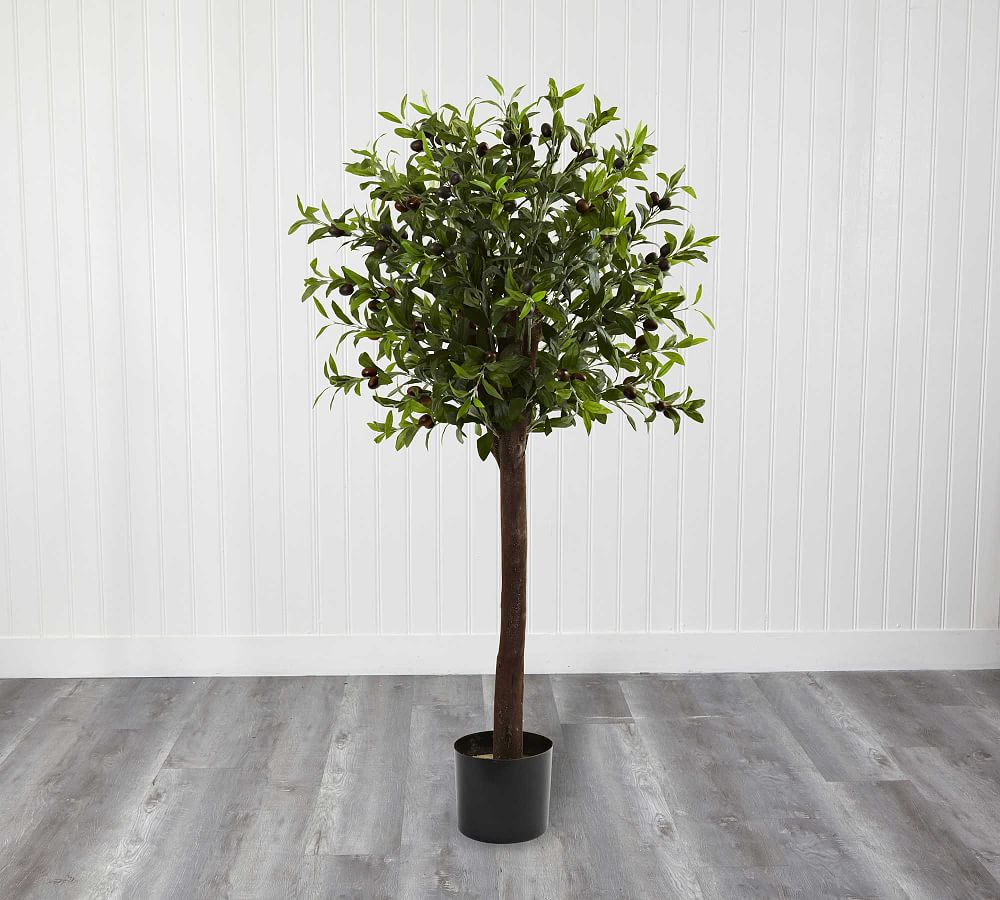 Faux Olive Topiary Trees
