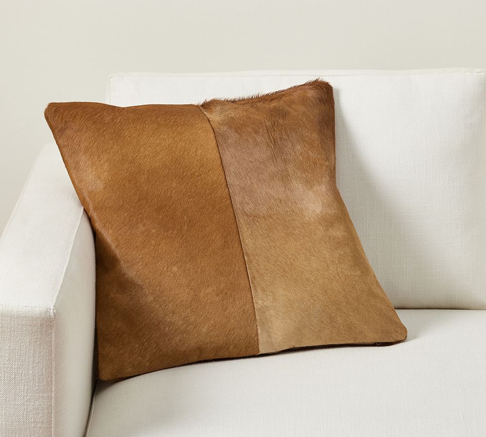 Cowhide pillows 2025 pottery barn