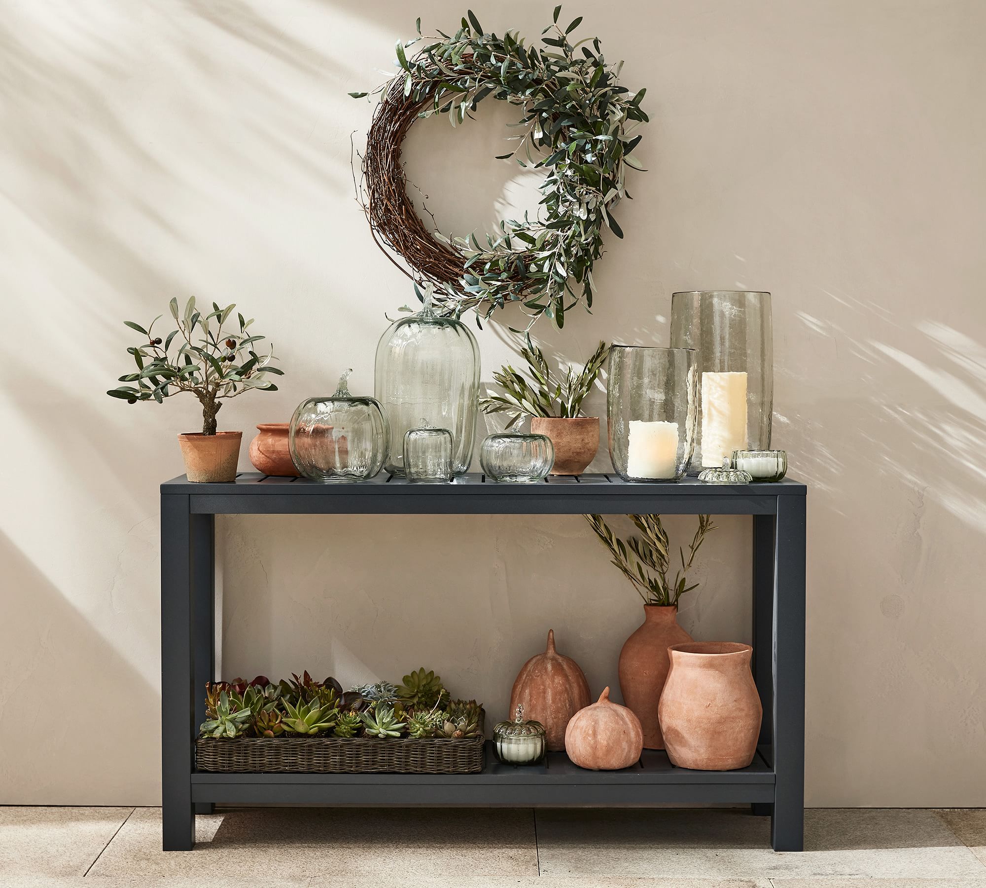 Indio Metal Outdoor Console Table (53")