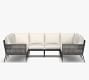 Cammeray Wicker U-Shaped 8-Piece Patio Outdoor Sectional (112&quot;)