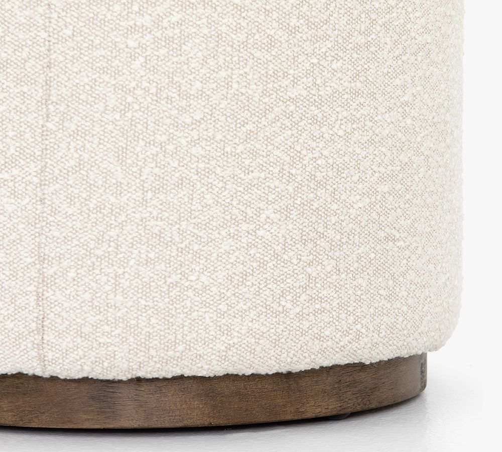 Arroyo Round Ottoman | Pottery Barn