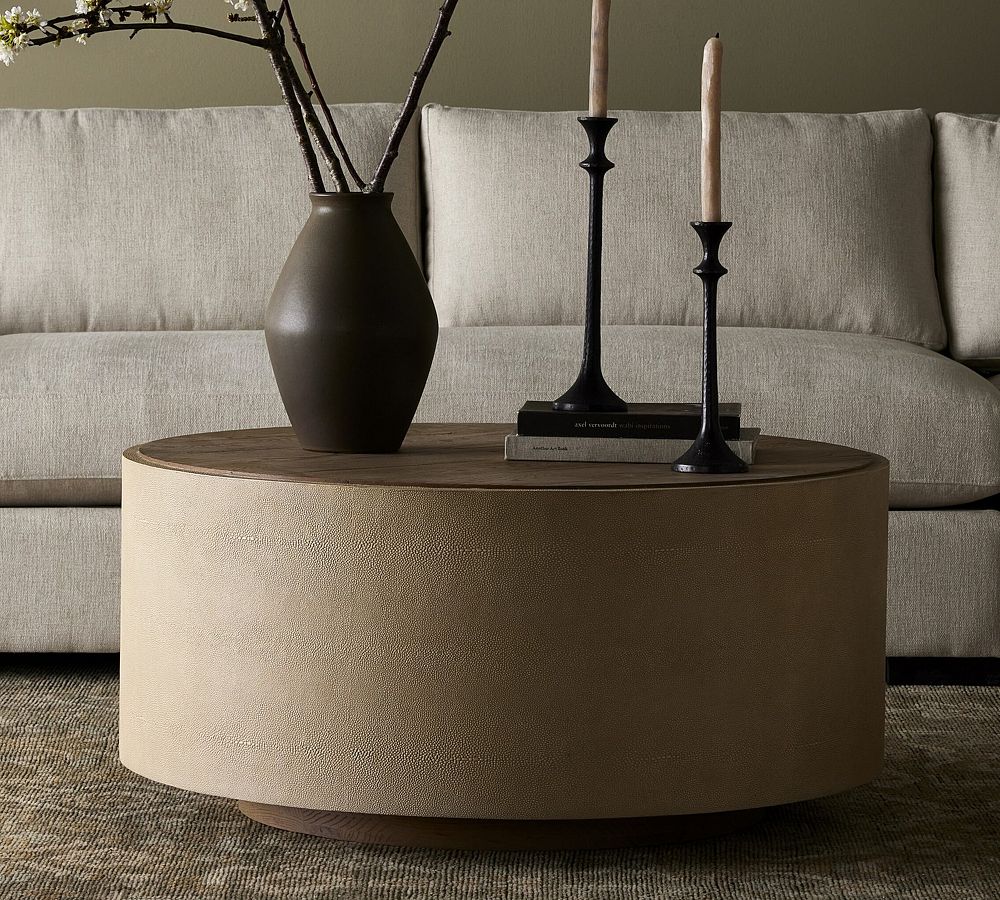Olive Round Coffee Table (38&quot;)