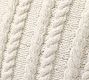 Beachfront Cable Knit Pillow