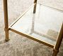 Everson Square Glass Side Table (22.5&quot;)