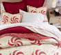 Peppermint Swirls Handcrafted Reversible Quilted Sham