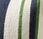 Modern Farmhouse Contrast Striped Outdoor Pillow