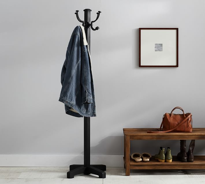 Coat Rack Coat Rack,black Space Aluminum Wall Mounted Coat Hook