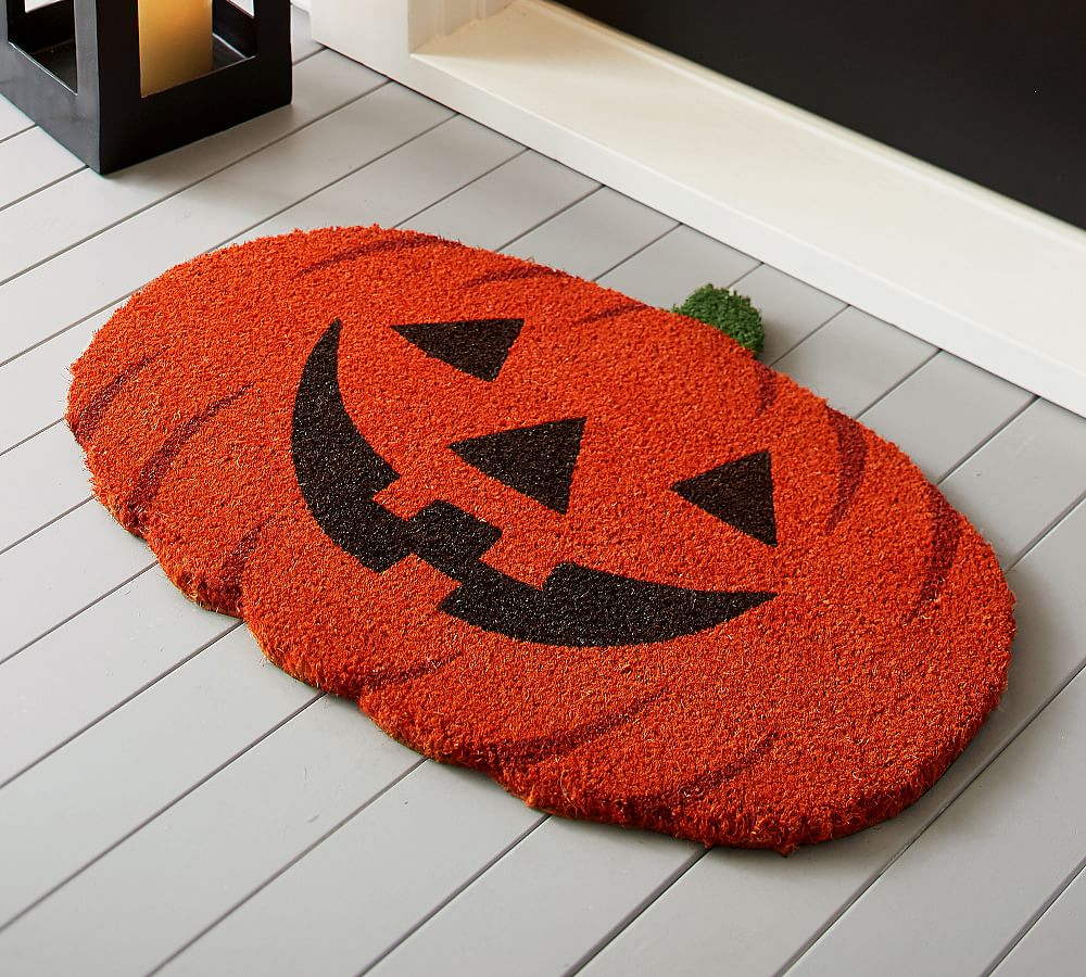 Carved Pumpkin Doormat