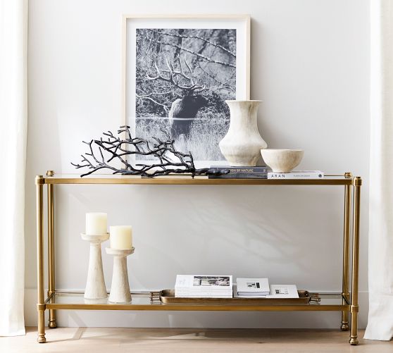 Brass console deals