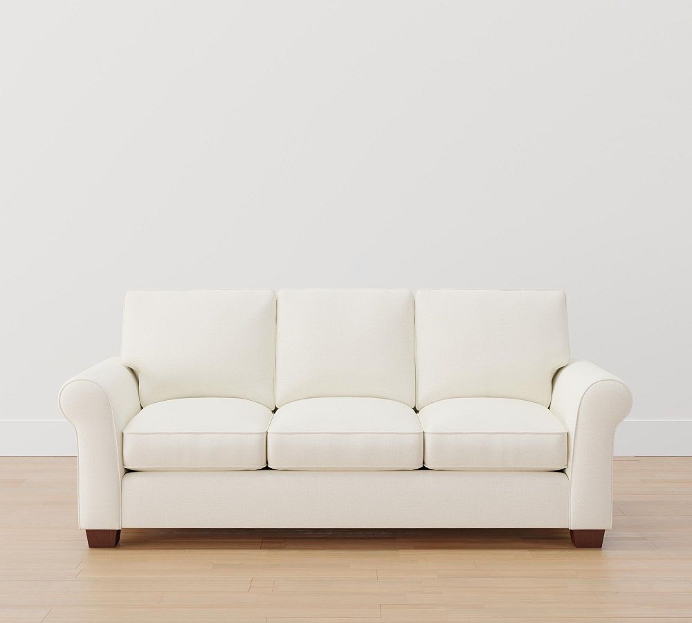 PB Comfort Roll Arm Sleeper Sofa with Memory Foam Mattress (87&quot;)