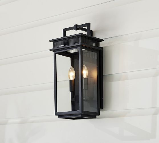 Pottery barn outdoor on sale wall lighting