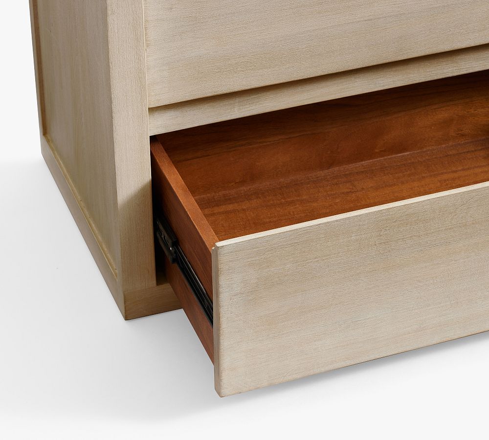 Cayman Wide Nightstand Pottery Barn