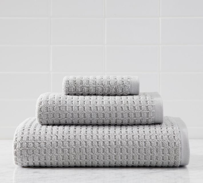 Organic Cotton Waffle Bath Towel