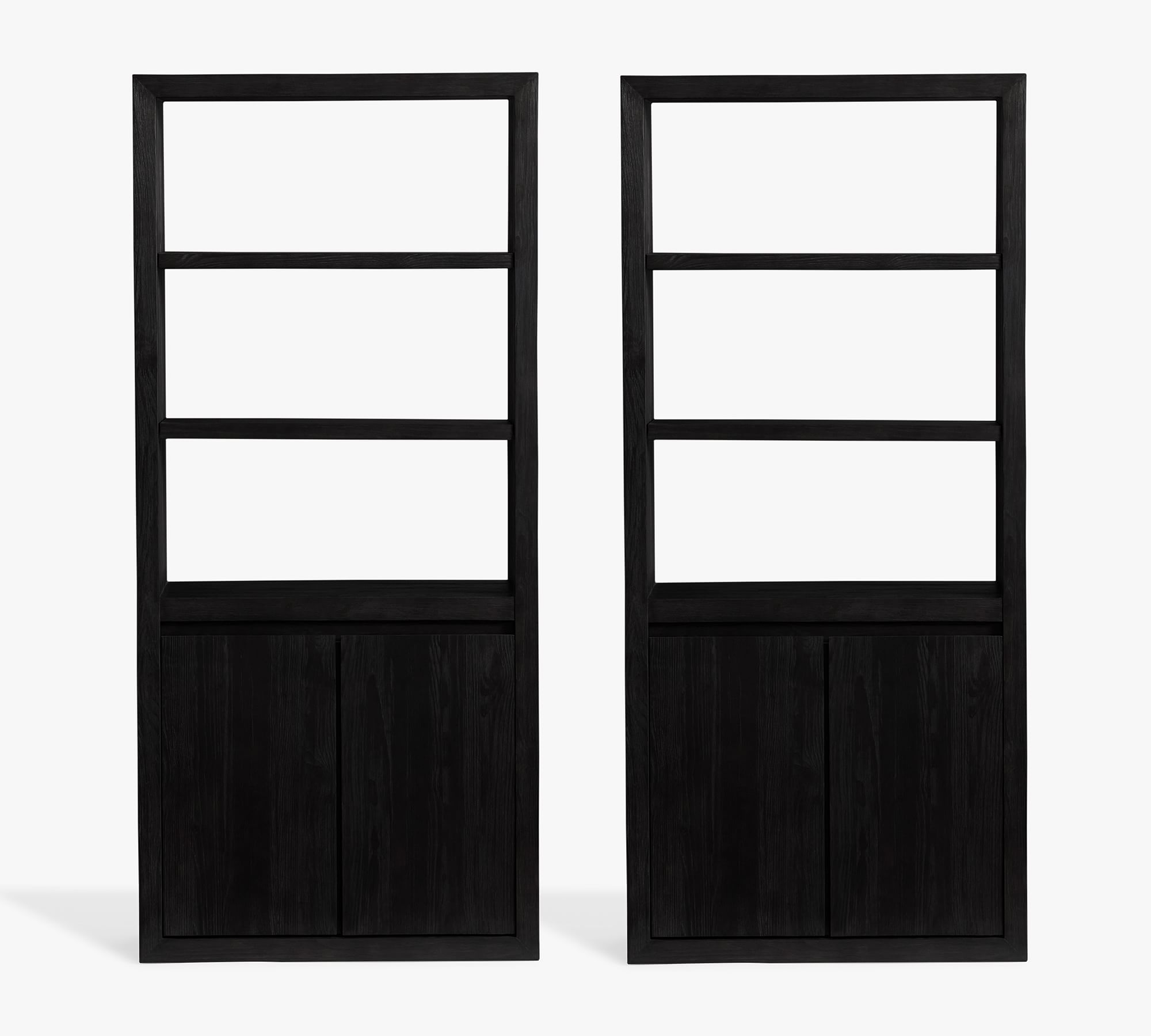 Folsom Open Bookcase with Doors (33")