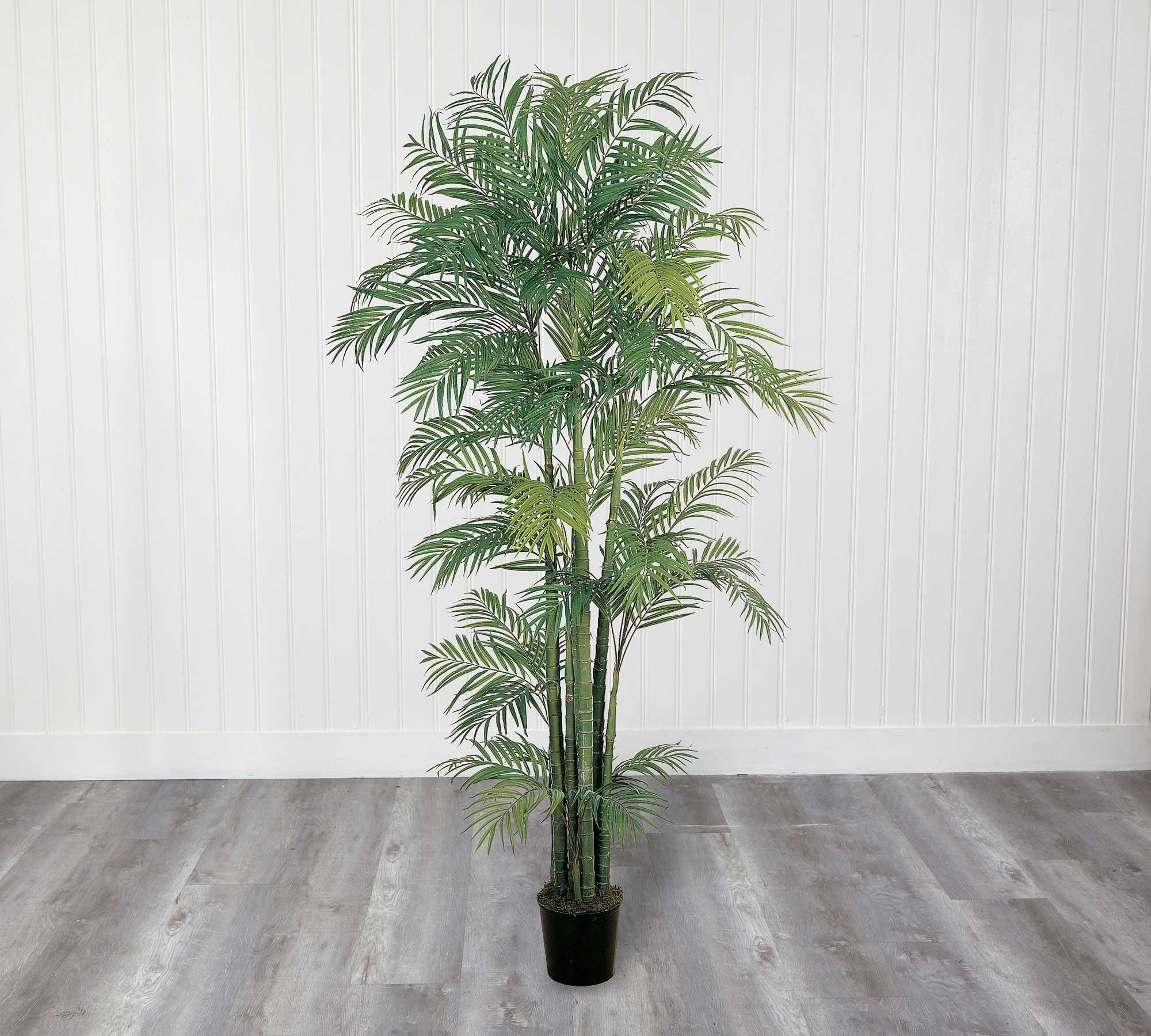 Faux Wide Areca Palm Trees