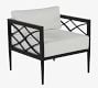 Yvonne Metal Outdoor Lounge Chair