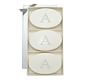 Monogrammed Aqua Mineral Oval Soap Set