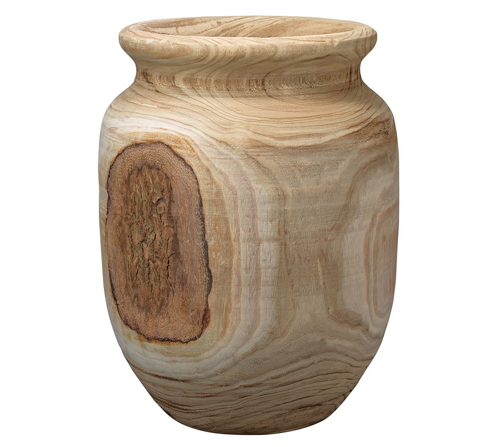 Acacia Wooden Vase