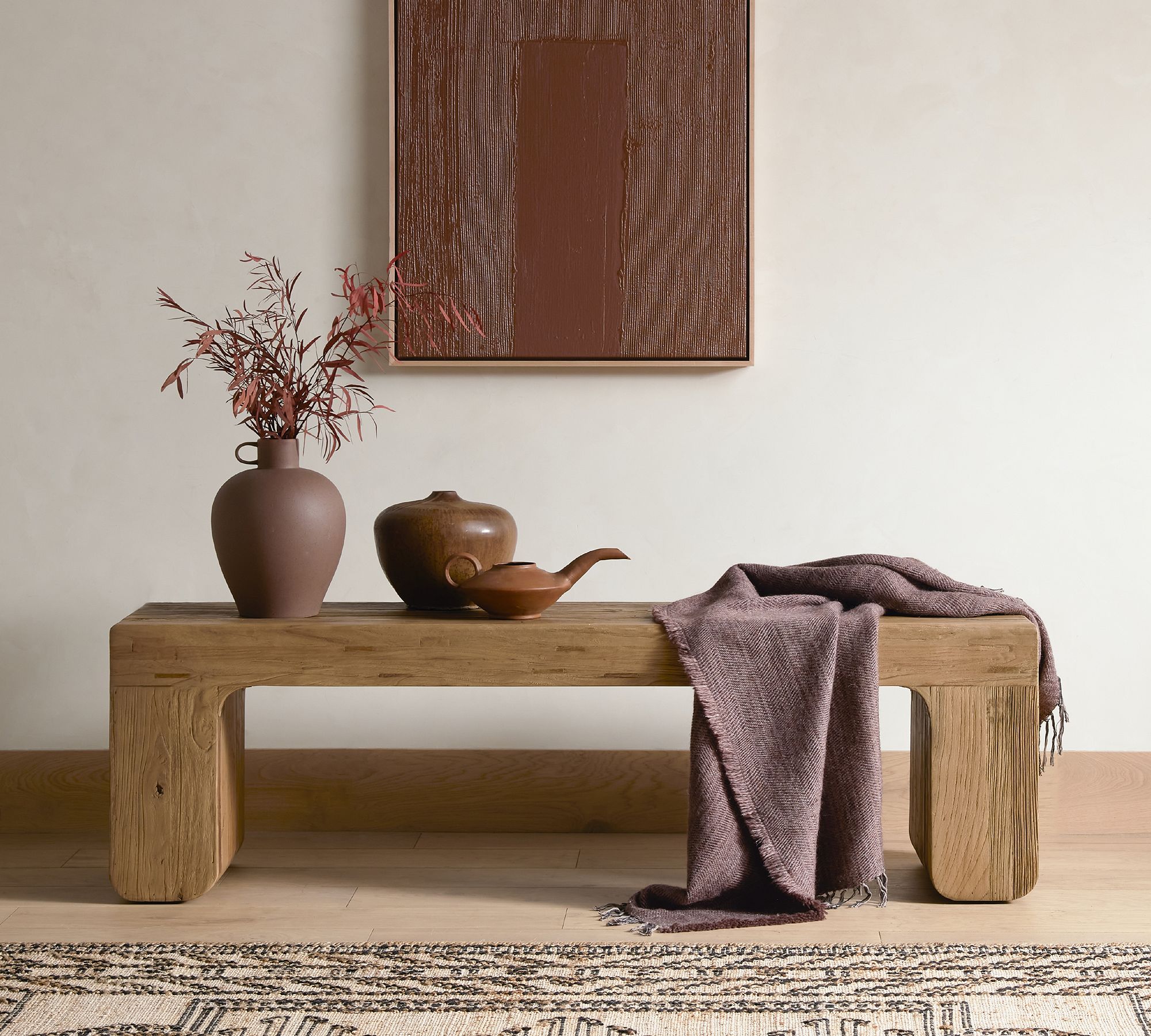 Brauer Reclaimed Wood Bench (60")