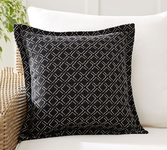 Sunbrella® Diamond Reversible Outdoor Pillow Pottery Barn