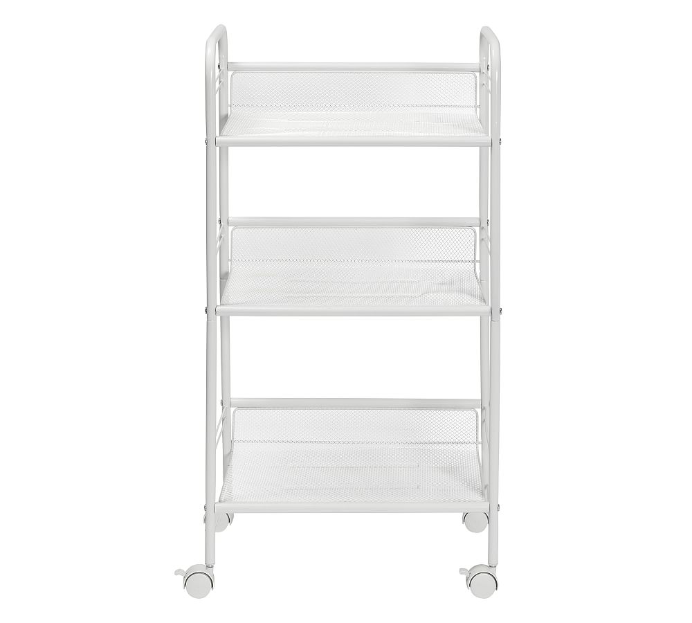 3-Tier Mesh Rolling Cart | Pottery Barn