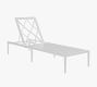 Yvonne Metal Outdoor Chaise Lounge