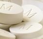 Monogrammed Paperwhite Oval Soap Set
