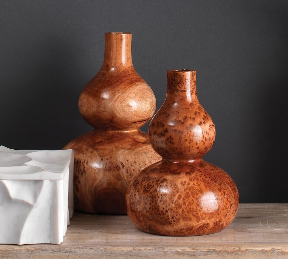 Timber Wooden Vase Collection