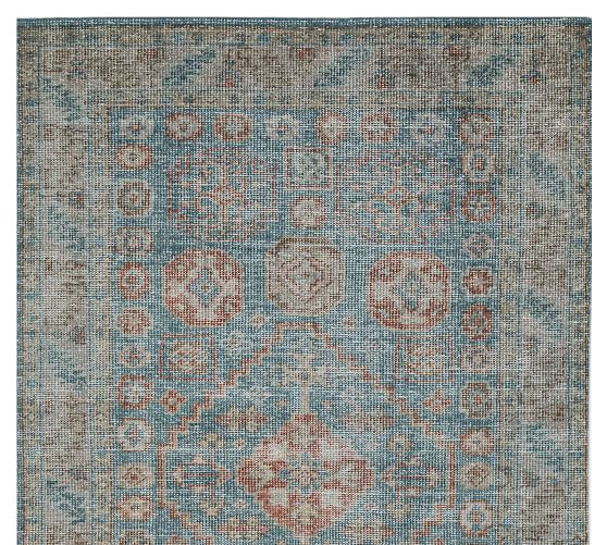 Rhian HandKnotted Rug Pottery Barn