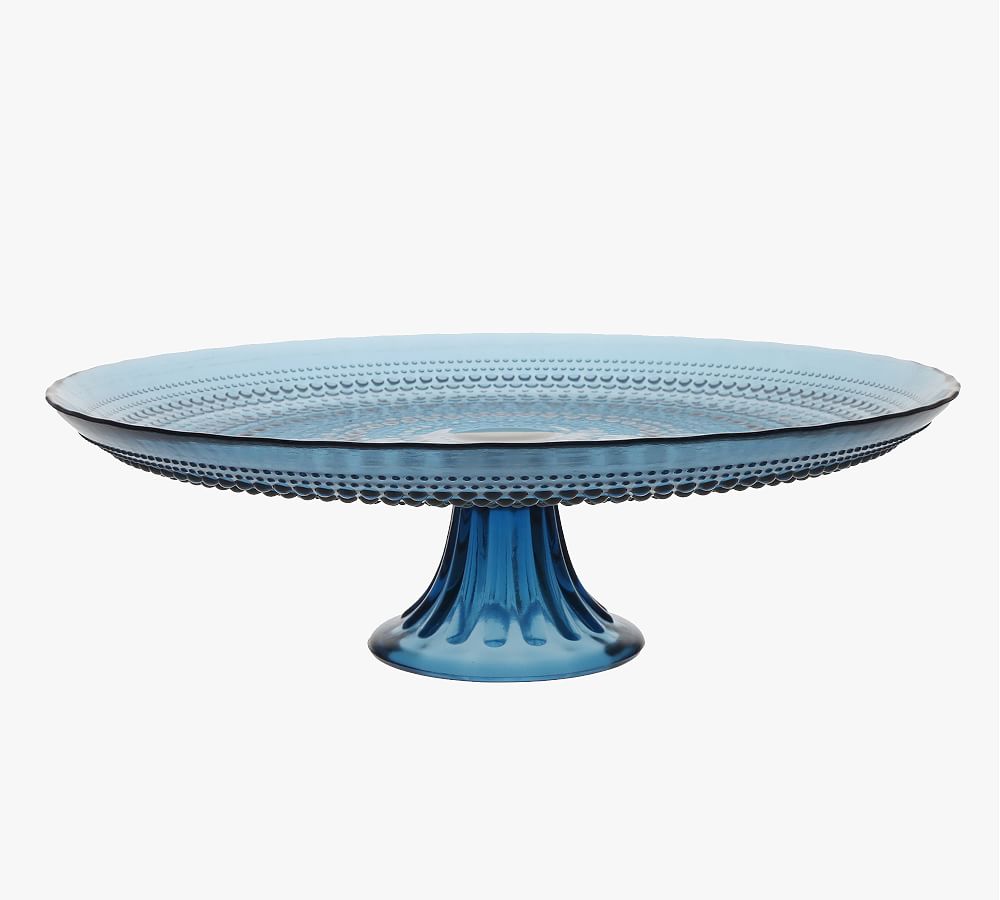 Jupiter Beaded Glass Cake Stand