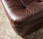 Charley Tufted Leather Swivel Chair